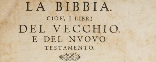 La Sacra Bibbia Diodati
