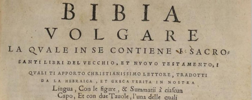 La Bibbia Volgare